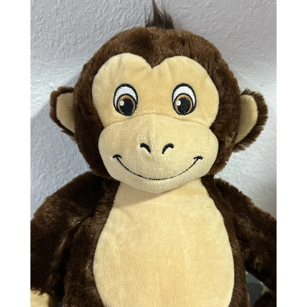 Build A Bear Workshop Monkey Chimp Retired 18 In Plush 2019 Embroidered Smile
